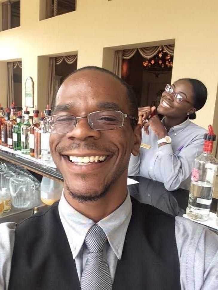 PBS graduate working at a professional bar
